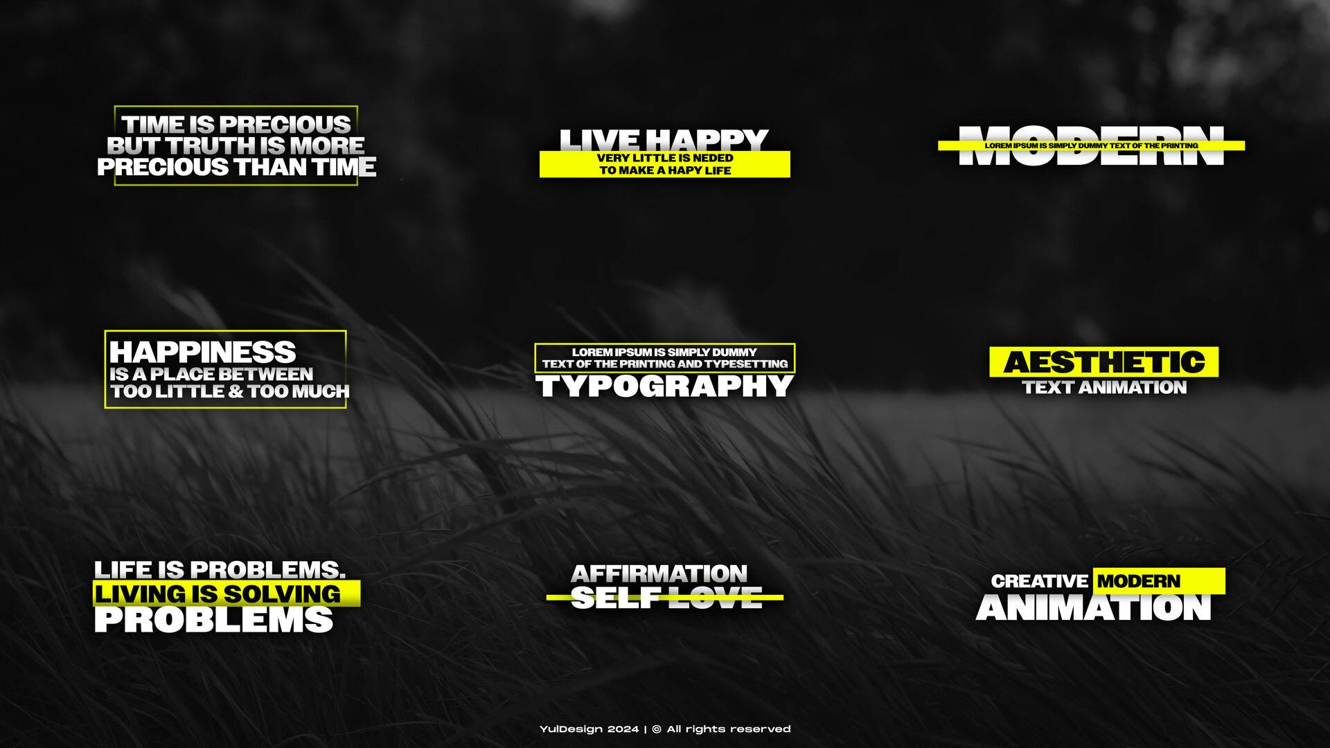 Animated Titles video templates | Artlist