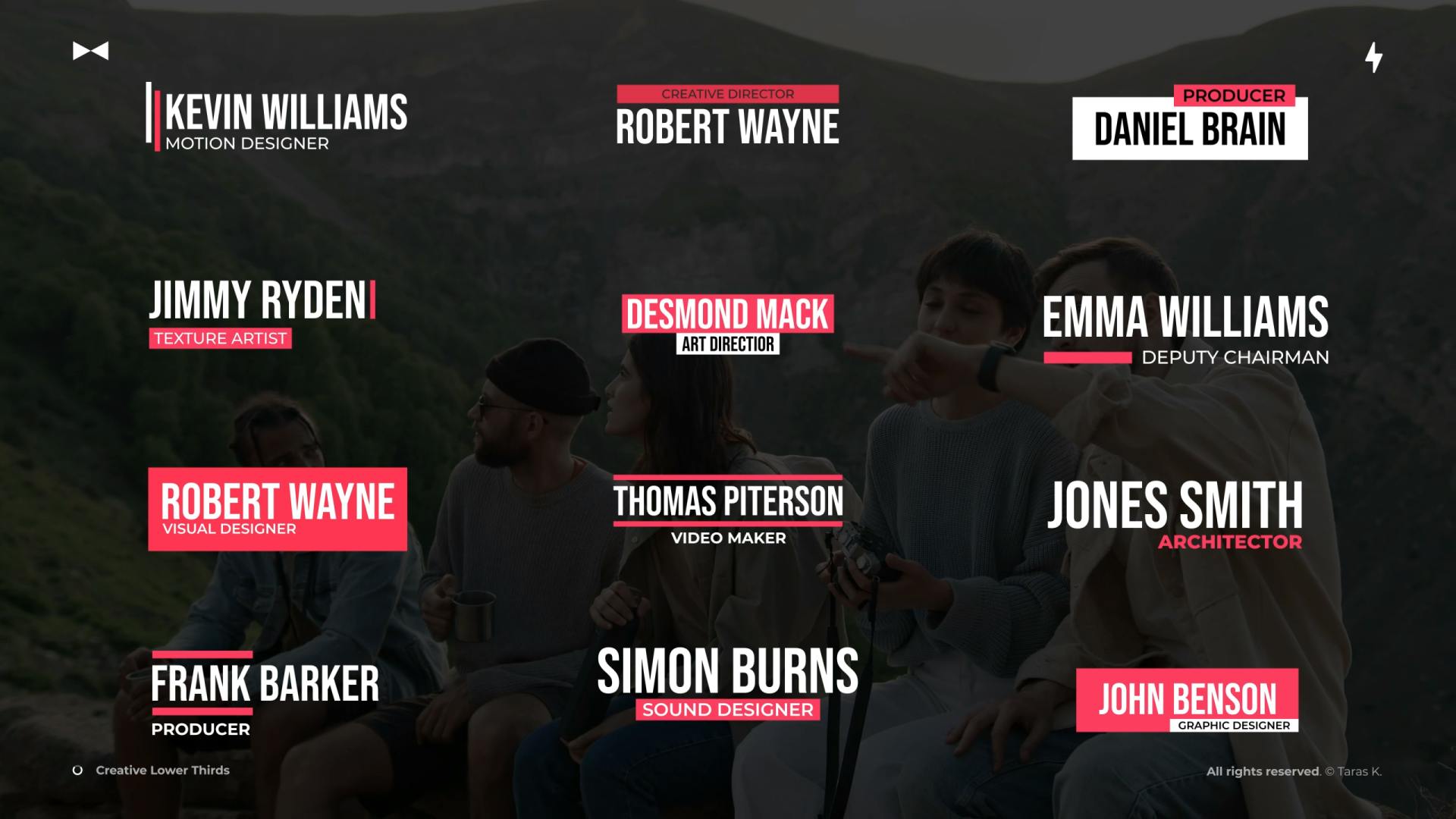 Creative Lower Thirds video templates | Artlist