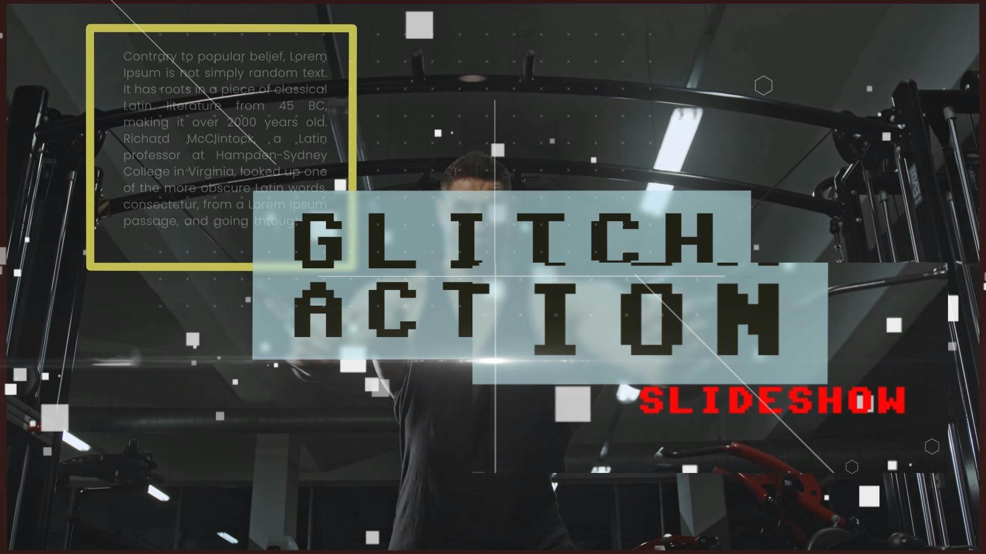 Glitch Action Slideshow video templates | Artlist