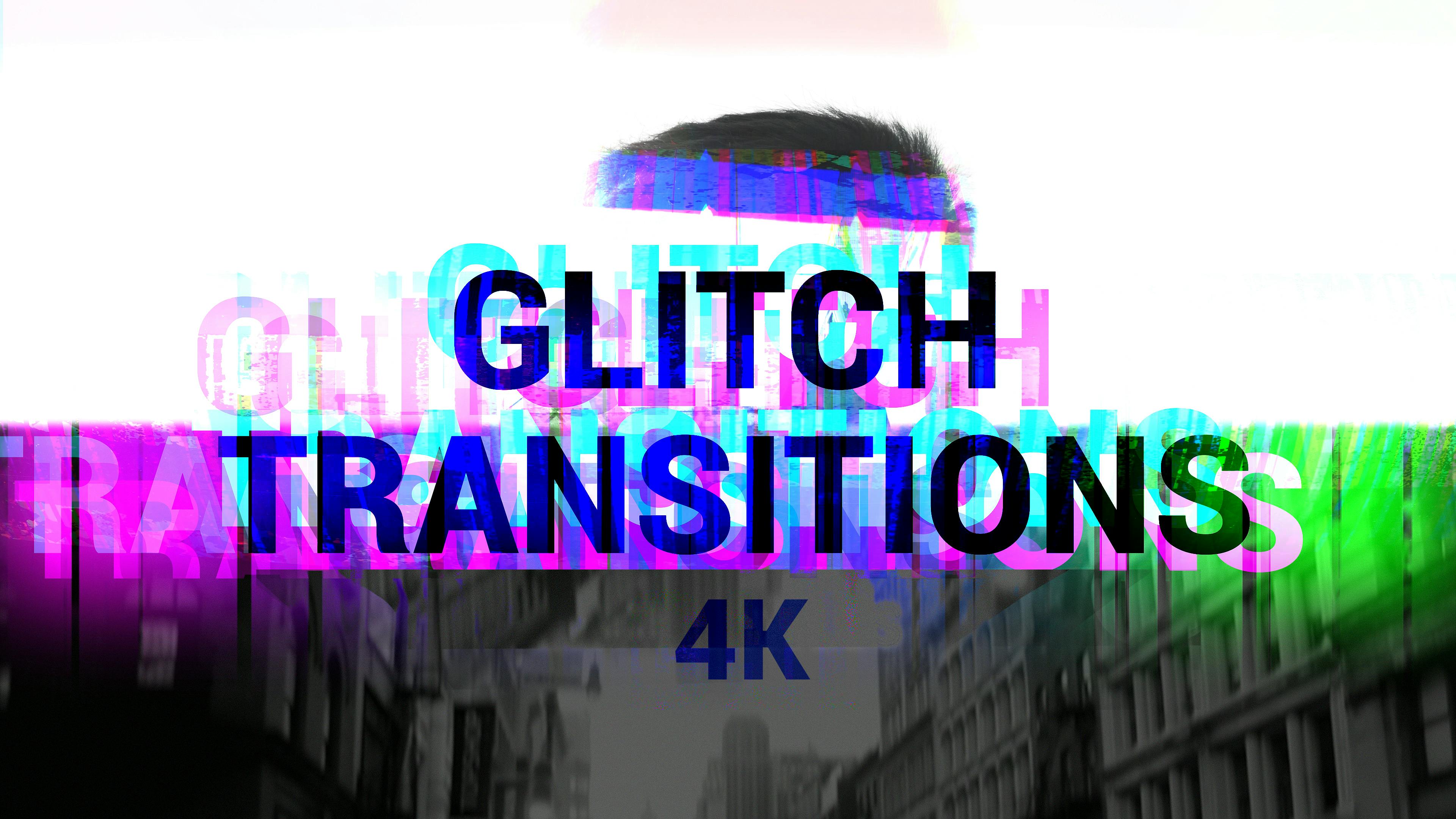 Glitch Transitions Pack video templates | Artlist