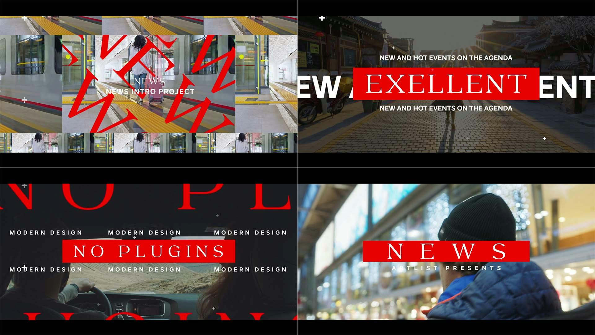 News Intro Video Templates Artlist