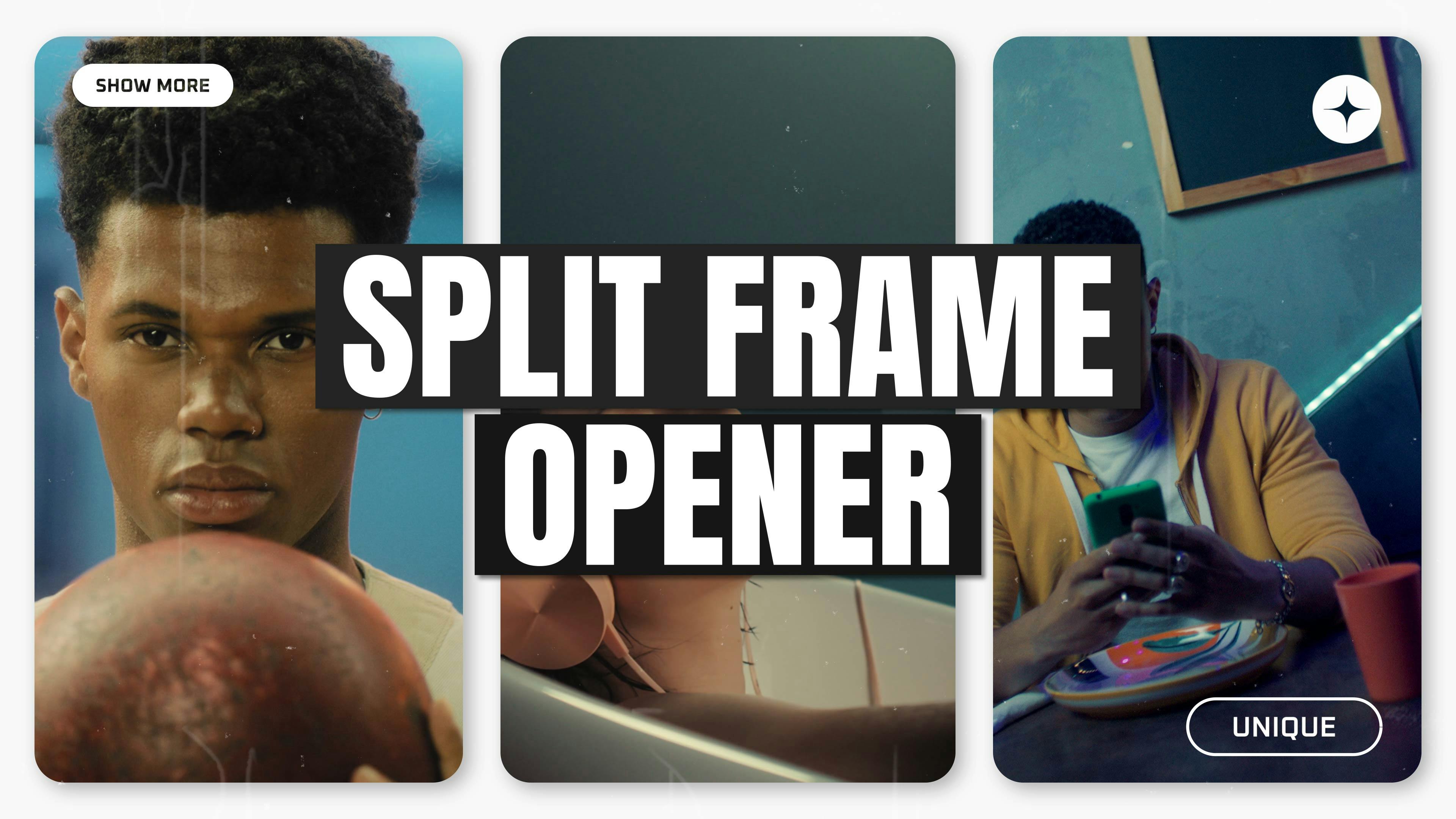 Split Frame Opener video templates | Artlist
