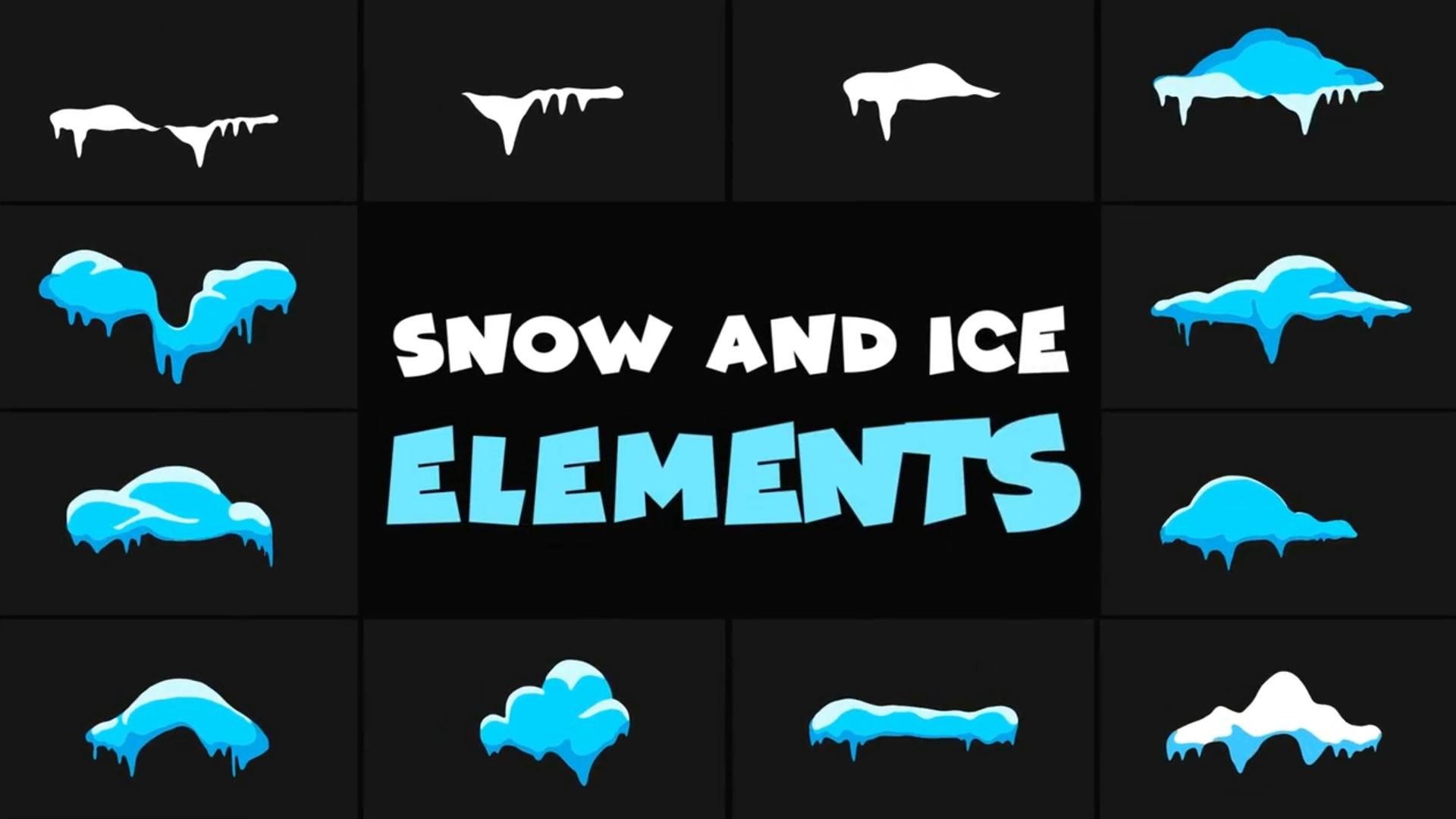 Snow And Ice Elements video templates | Artlist