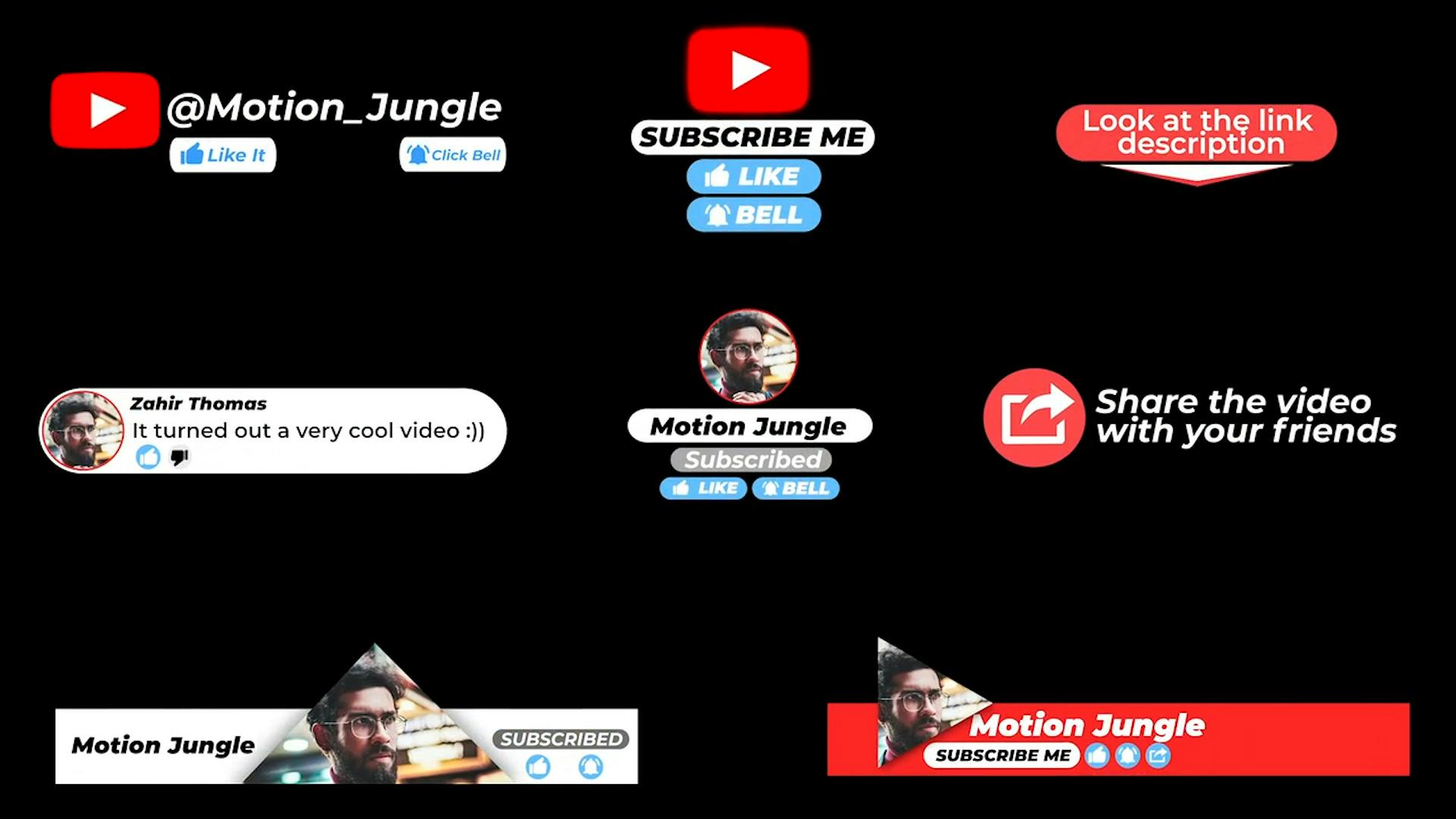 Youtube Social Promotion video templates | Artlist