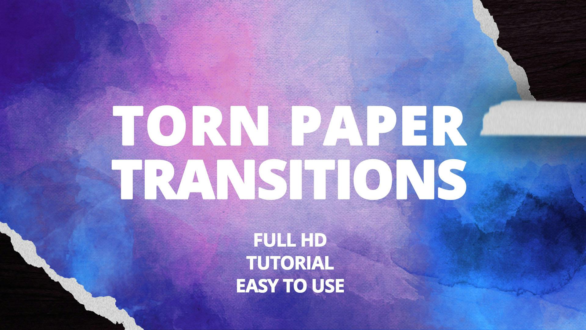 Torn Paper Transitions video templates | Artlist