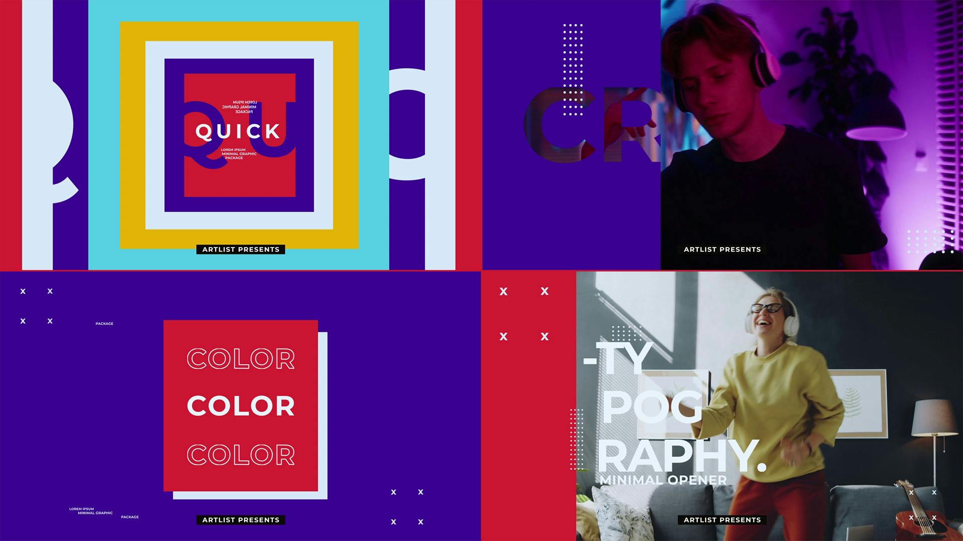Modern Stylish Abstract Intro video templates | Artlist