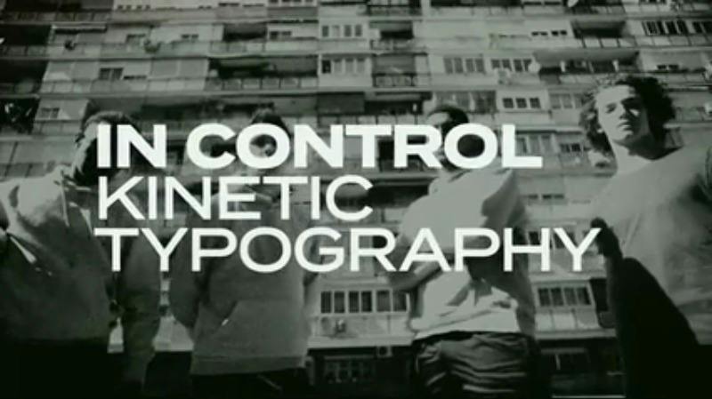In Control Kinetic Typography video templates | Artlist
