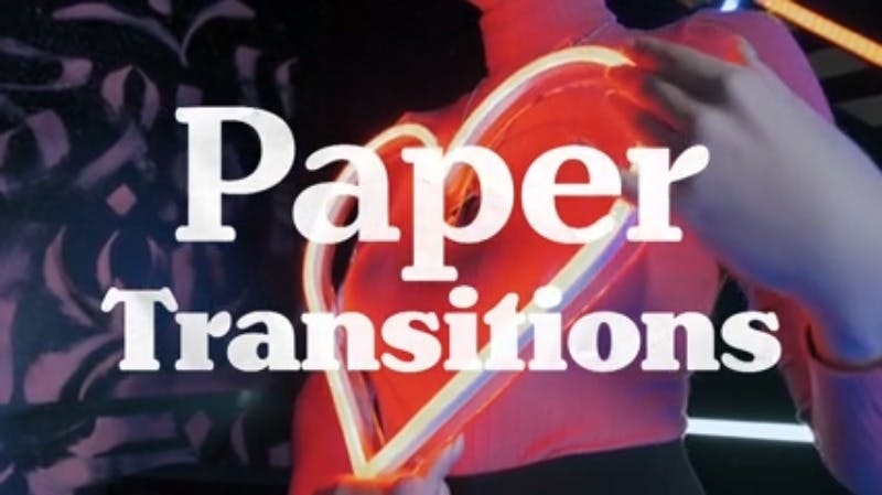 Paper Transitions video templates | Artlist